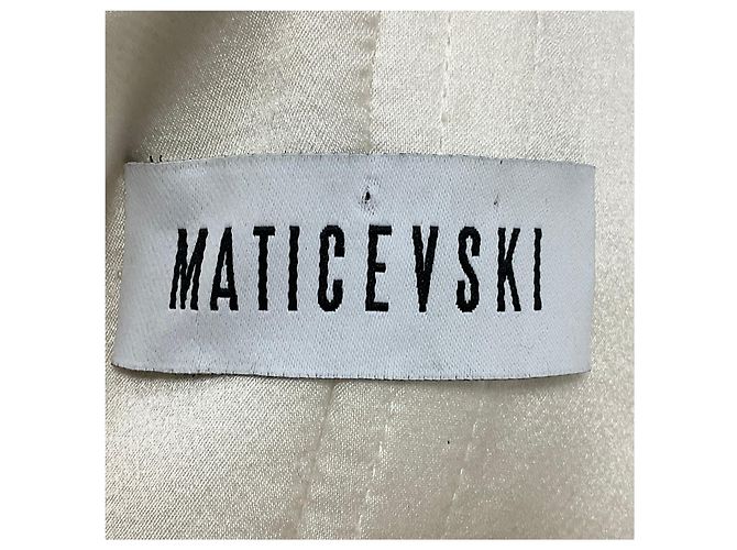 Autre Marque Maticevski Ivory Plaster Puncture Strapless Nachthemd Beige - Ansicht 4