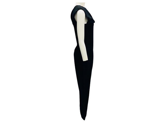 Stella Mc Cartney Mono negro de un hombro con relieve de serpiente de Stella McCartney - vista 2