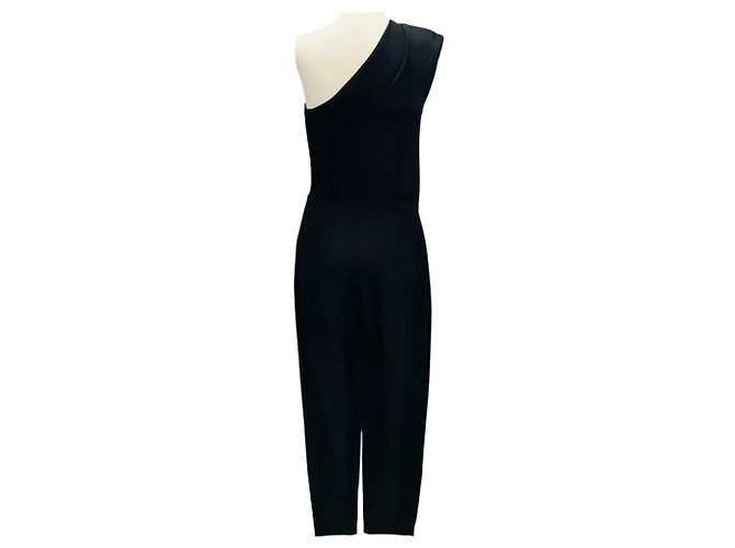 Stella Mc Cartney Mono negro de un hombro con relieve de serpiente de Stella McCartney - vista 3