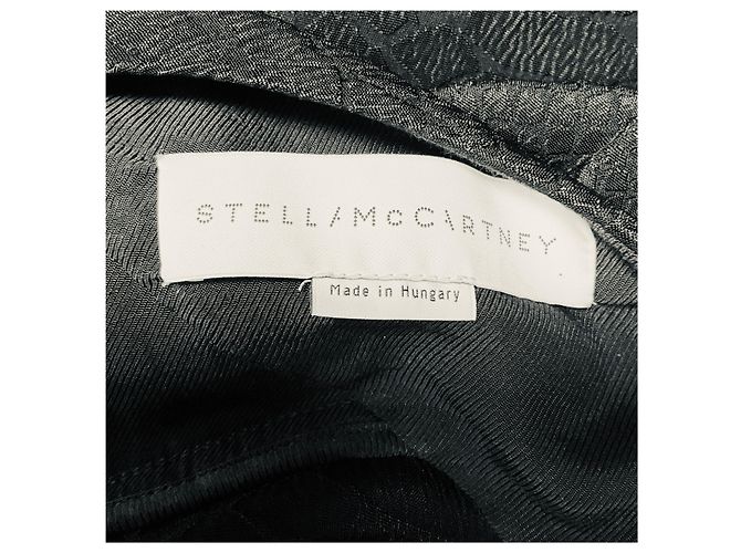 Stella Mc Cartney Mono negro de un hombro con relieve de serpiente de Stella McCartney - vista 4