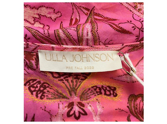 Vestido Mini Estampado Floral Leiko Camelia Rosa Ulla Johnson - vista 4