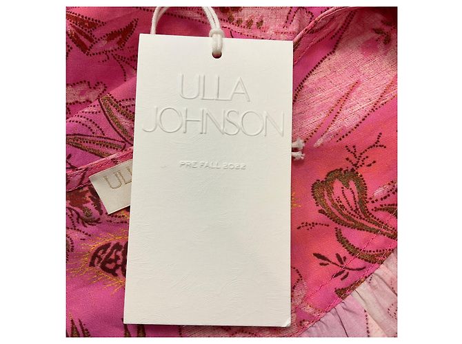 Vestido Mini Estampado Floral Leiko Camelia Rosa Ulla Johnson - vista 5
