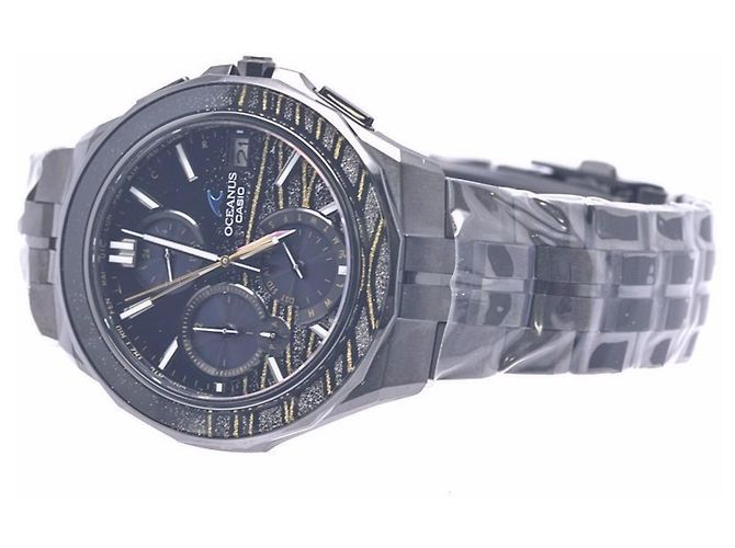 Autre Marque Orologio da uomo in titanio Casio Oceanus Manta OCW-S5000MES-1AJR - vista 4