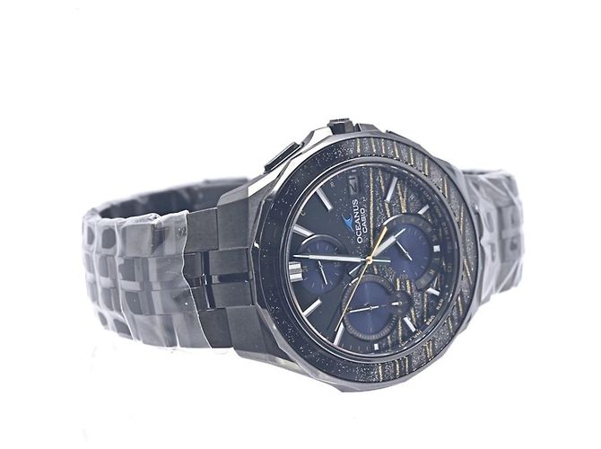 Autre Marque Orologio da uomo in titanio Casio Oceanus Manta OCW-S5000MES-1AJR - vista 7