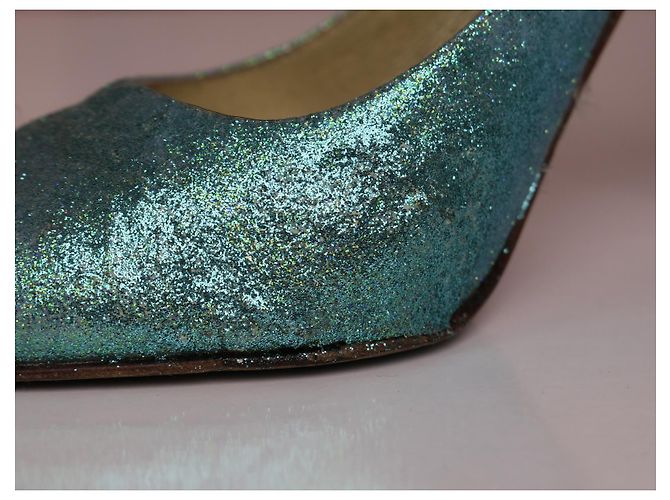 Saltos Giuseppe Zanotti Design para Vicini vintage dos anos 90 Turquesa - vista 10