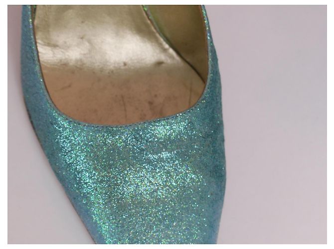 Saltos Giuseppe Zanotti Design para Vicini vintage dos anos 90 Turquesa - vista 11