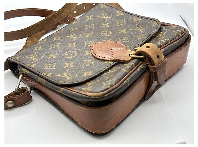 Borsa Cartouchiere Monogram Canvas PM Louis Vuitton Marrone - vista 3