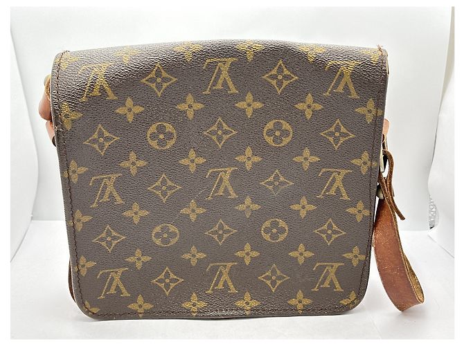Borsa Cartouchiere Monogram Canvas PM Louis Vuitton Marrone - vista 4