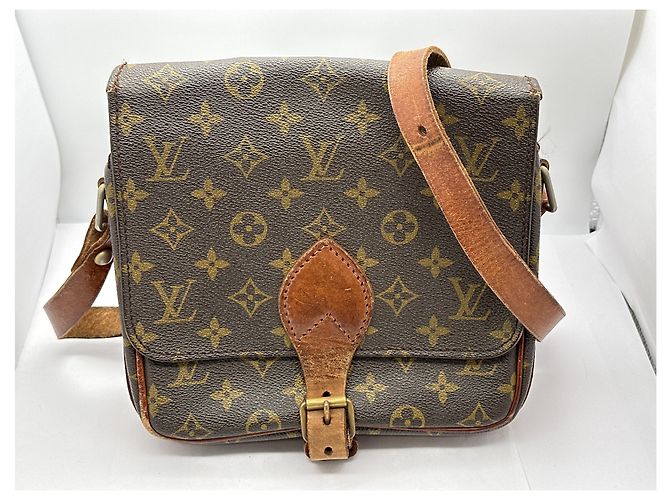 Borsa Cartouchiere Monogram Canvas PM Louis Vuitton Marrone - vista 5