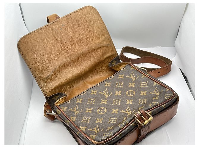 Borsa Cartouchiere Monogram Canvas PM Louis Vuitton Marrone - vista 6