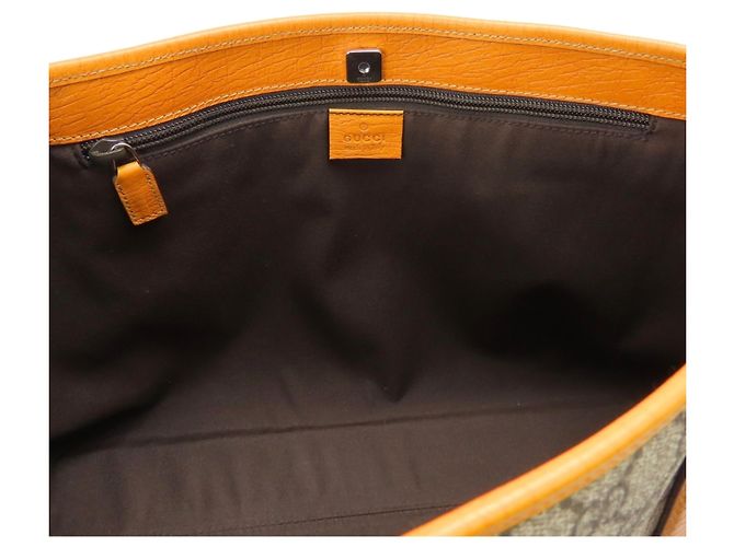 Gucci Beige and Orange Tote Bag - view 15