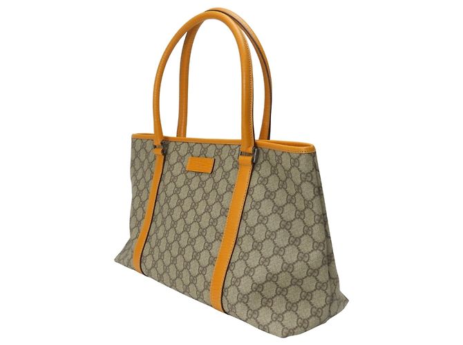 Gucci Beige and Orange Tote Bag - view 3