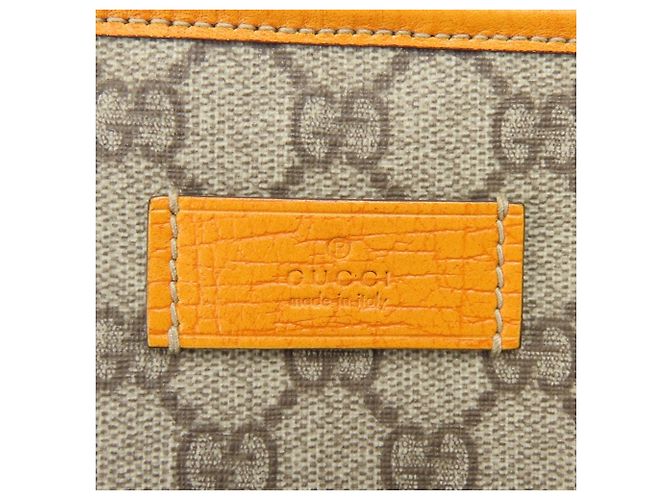 Gucci Beige and Orange Tote Bag - view 7
