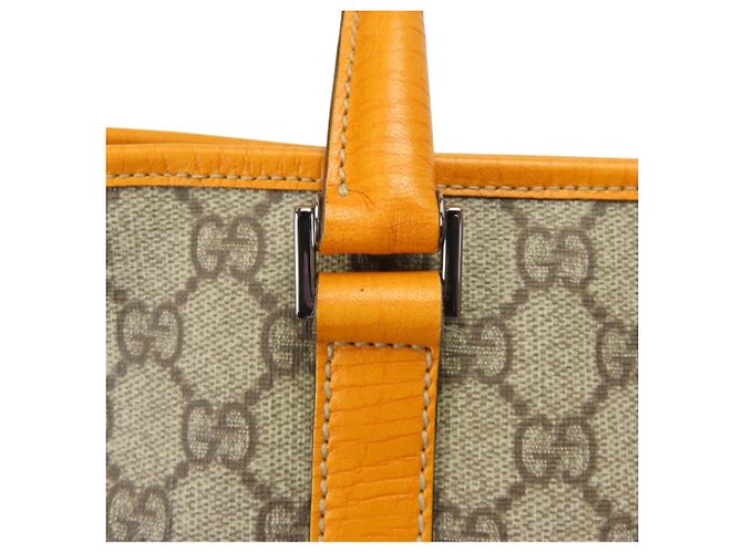 Gucci Beige and Orange Tote Bag - view 8