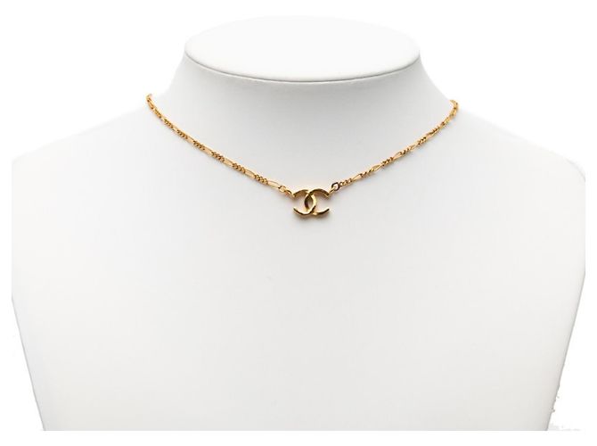 Timeless Collana Vintage Chanel Coco Mark D'oro - vista 7