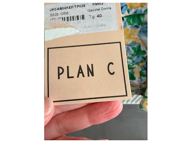 Giacca Plan C in cotone multicolore - vista 8
