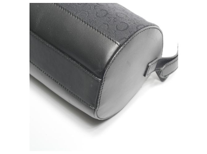 Céline Celine C Macadam Drum Canvas Schultertasche Schwarz - Ansicht 6
