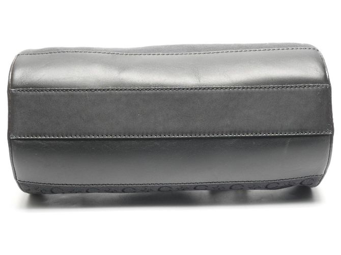 Céline Celine C Macadam Drum Canvas Schultertasche Schwarz - Ansicht 7