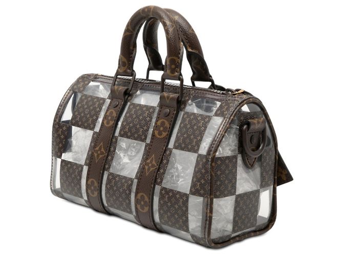 Keepall Bandoulière 25 Monogramma Louis Vuitton Marrone - vista 2