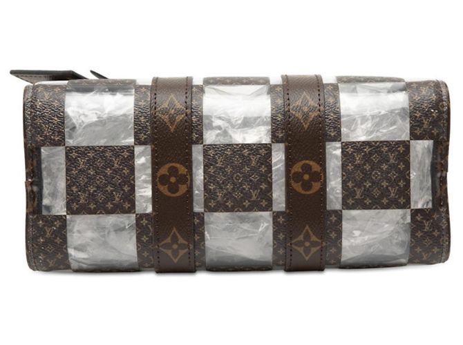 Keepall Bandoulière 25 Monogramma Louis Vuitton Marrone - vista 3
