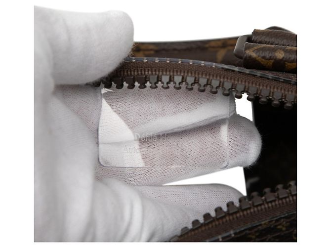 Keepall Bandoulière 25 Monogramma Louis Vuitton Marrone - vista 5