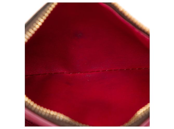 Cartera Tri-fold Victorine Monogram de Louis Vuitton Castaño Fucsia - vista 6