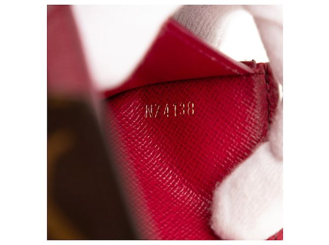 Cartera Tri-fold Victorine Monogram de Louis Vuitton Castaño Fucsia - vista 8