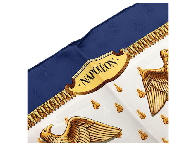 Foulard Napoleone in seta multicolore Hermès - vista 5