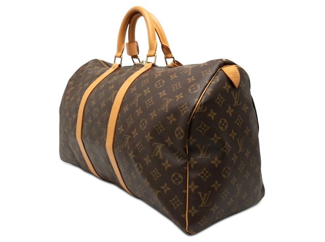 Louis Vuitton Monogram Keepall 50 Boston Bag Brown - view 2