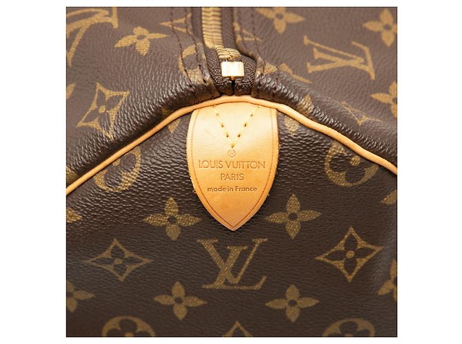 Louis Vuitton Monogram Keepall 50 Boston Bag Brown - view 6