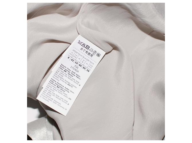 Max Mara Graue Seidenblazerjacke Silber - Ansicht 5