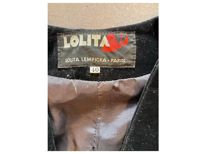 Lolita Lempicka Samtjacke Schwarz mit Medaillen - Ansicht 4