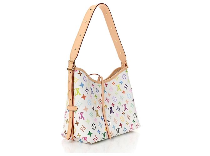 Borsa a spalla Louis Vuitton Takashi Murakami Bianco Multicolore - vista 3
