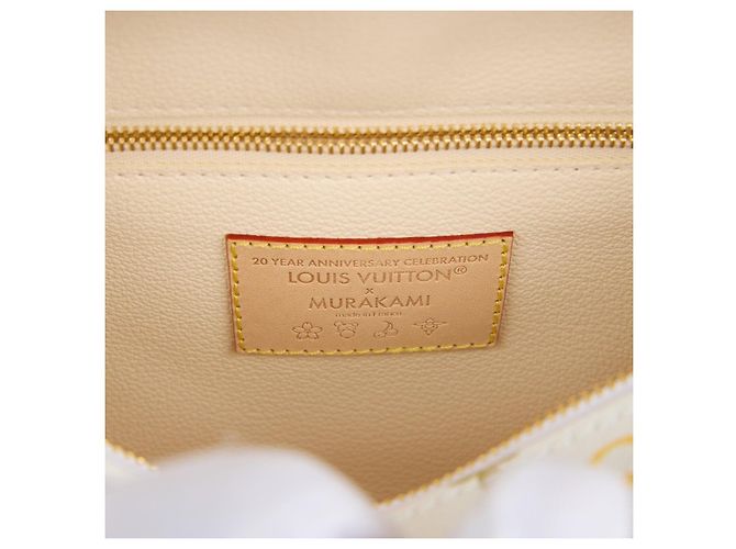 Borsa a spalla Louis Vuitton Takashi Murakami Bianco Multicolore - vista 4