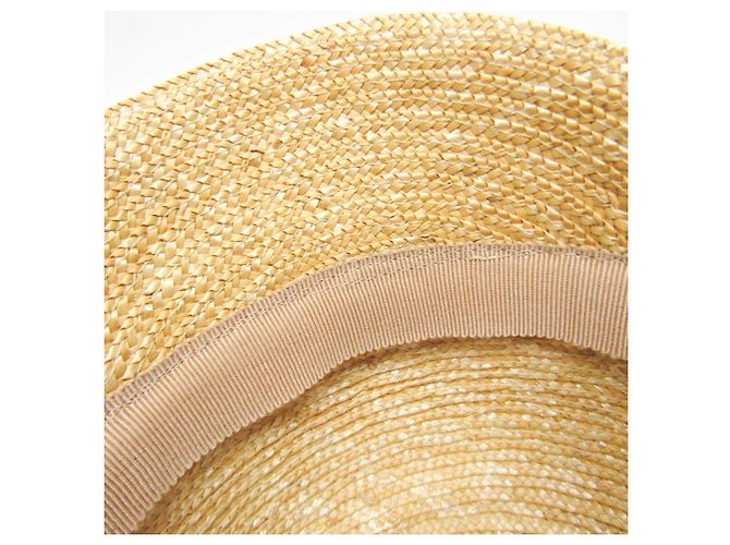 Visiera in paglia Miu Miu Beige - vista 7