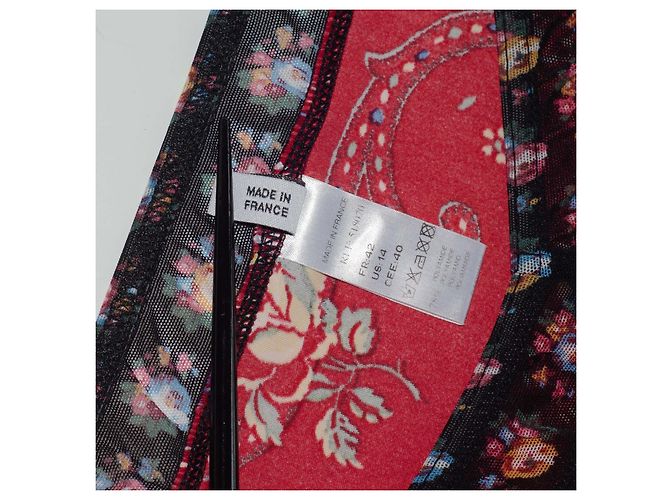 Costume da bagno due pezzi vintage Christian Dior Rosso Multicolore - vista 12