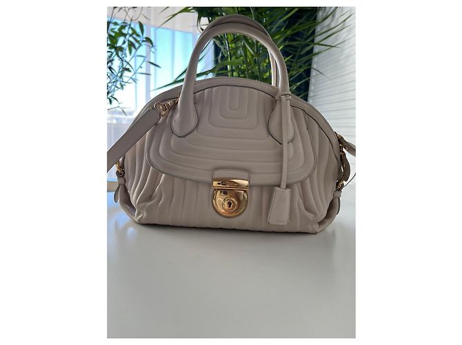 Borsa Gancini di Salvatore Ferragamo Beige - vista 2