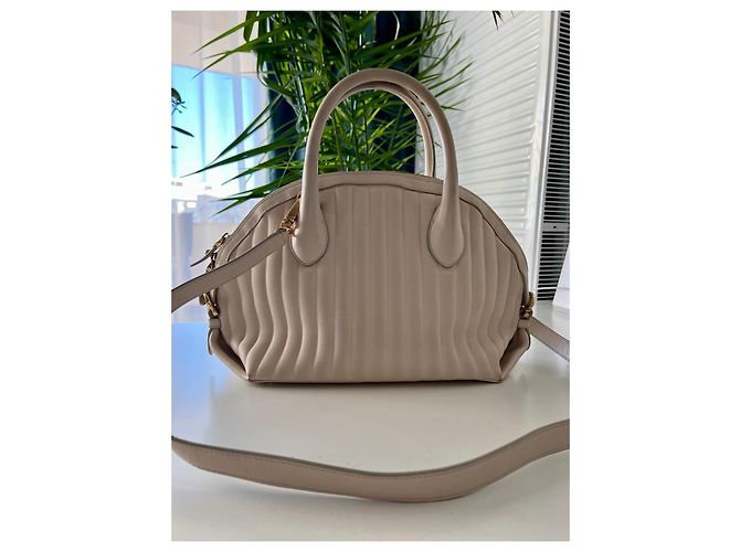 Borsa Gancini di Salvatore Ferragamo Beige - vista 3