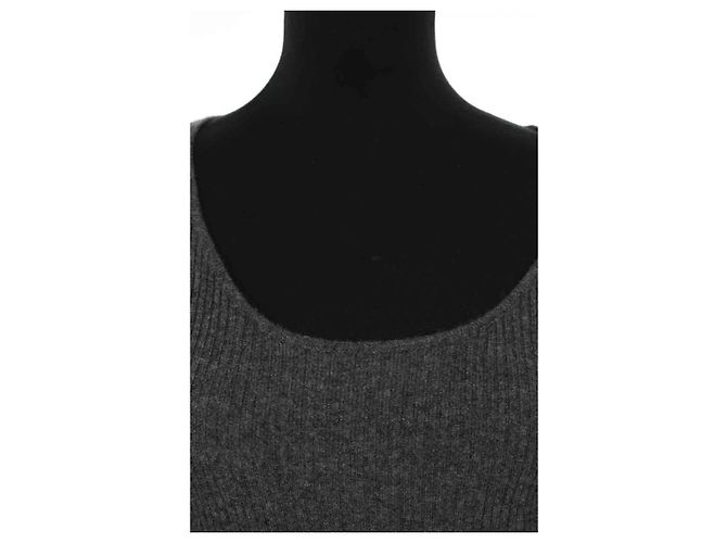 Max & Moi Anthrazit Cashmere Kleid Anthrazitgrau - Ansicht 2