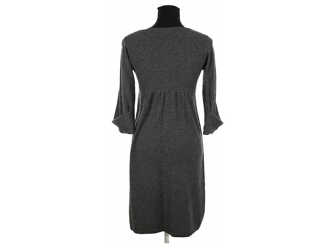Max & Moi Anthrazit Cashmere Kleid Anthrazitgrau - Ansicht 4