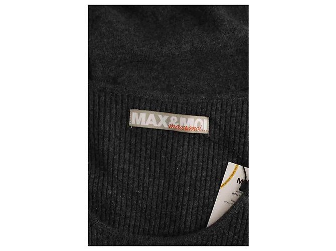 Max & Moi Anthrazit Cashmere Kleid Anthrazitgrau - Ansicht 5