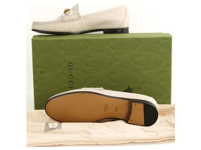 Gucci Mocassini in pelle beige - vista 6