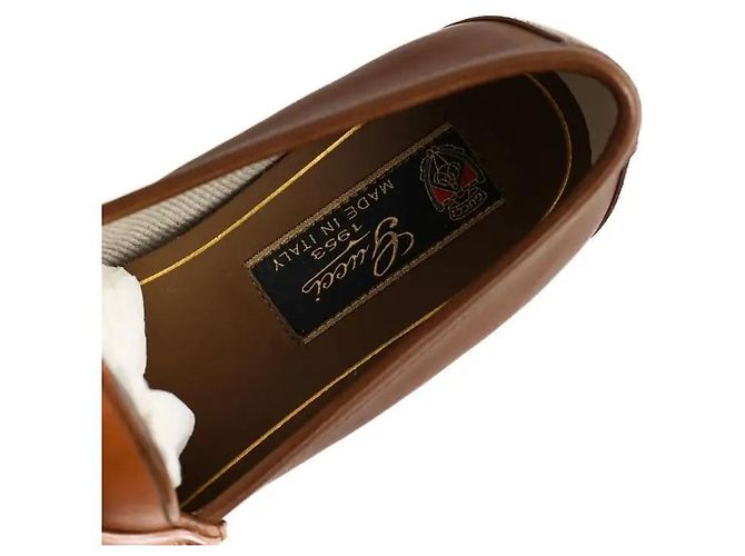 Gucci Mocassini in pelle marrone - vista 4