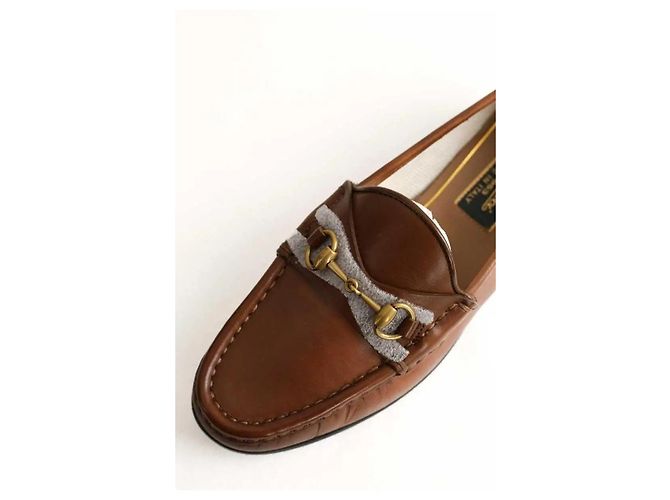 Gucci Mocassini in pelle marrone - vista 5