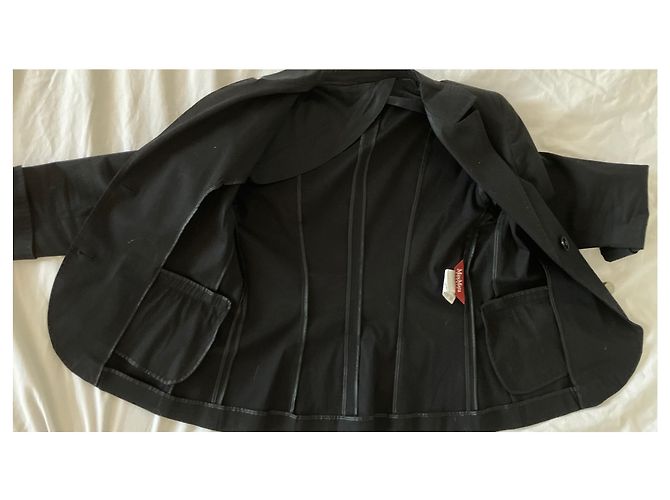Giacca Max Mara in cotone nera Nero - vista 4