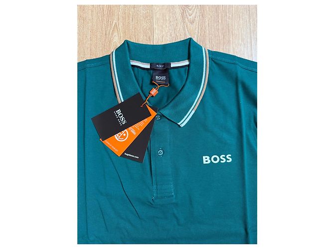 Hugo Boss Polo BOSS Green Verde - vista 3