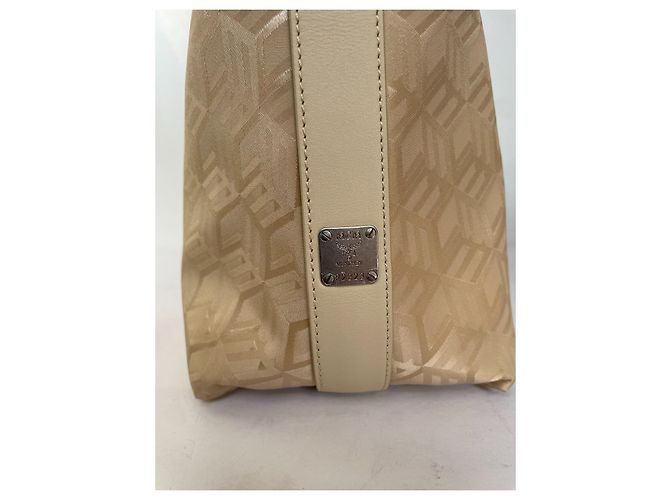 MCM Bolso tote de jacquard con monograma Aren Beige - vista 5