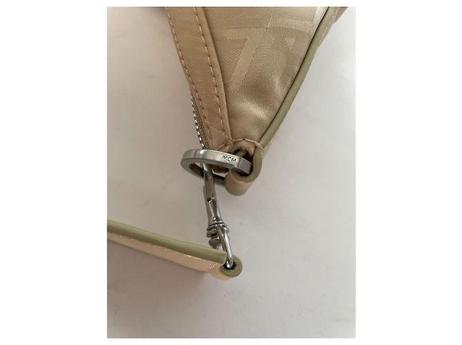 MCM Bolso tote de jacquard con monograma Aren Beige - vista 9
