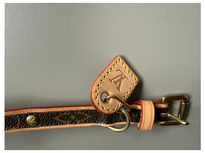 Louis Vuitton Monogram Dog Collar Beige - view 8