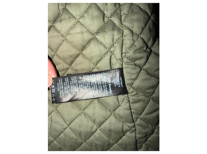 Parka caqui con capucha de piel The Kooples - vista 12
